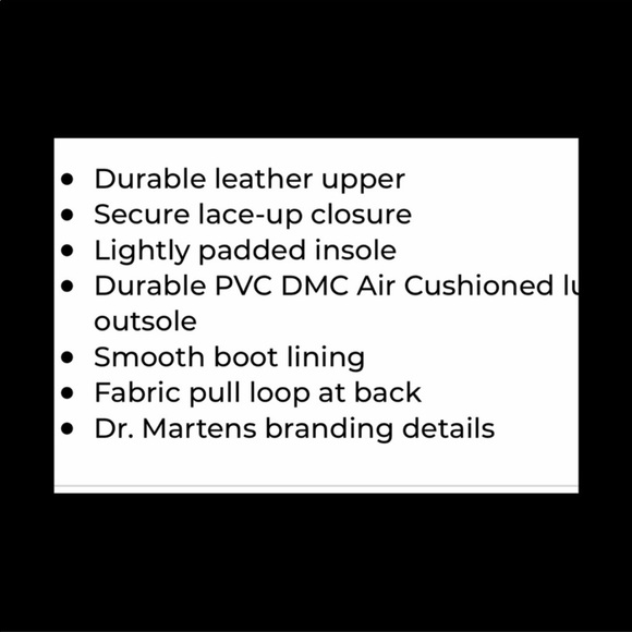 NWTWhite Dr Martens Airwair w/ bouncing sole boots - Picture 8 of 8